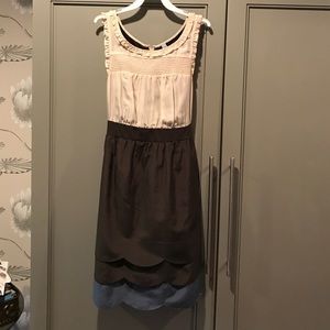 Anthropologie Silk and cotton dress