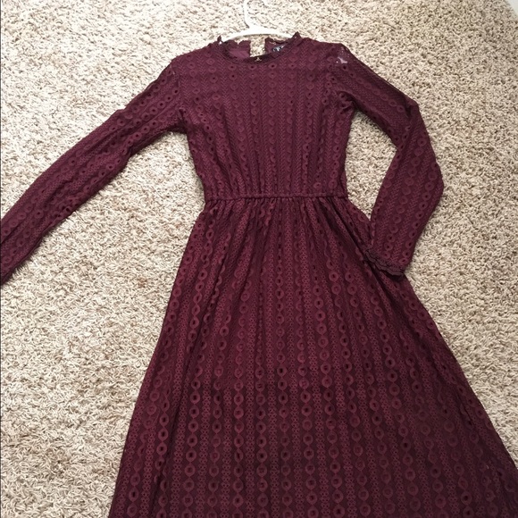 Maroon dress