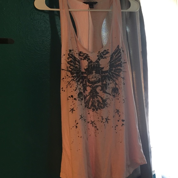 Pink flowy top