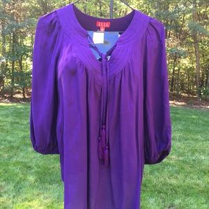 Peasant Shirt with Tassels!!