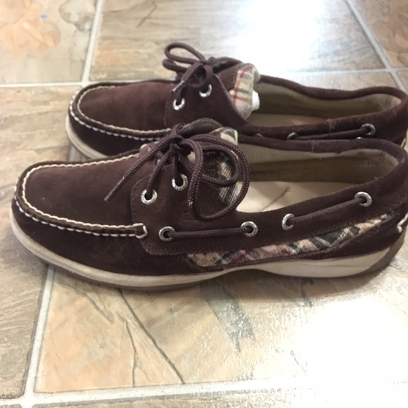 Sperry Plaid Boat Shoes