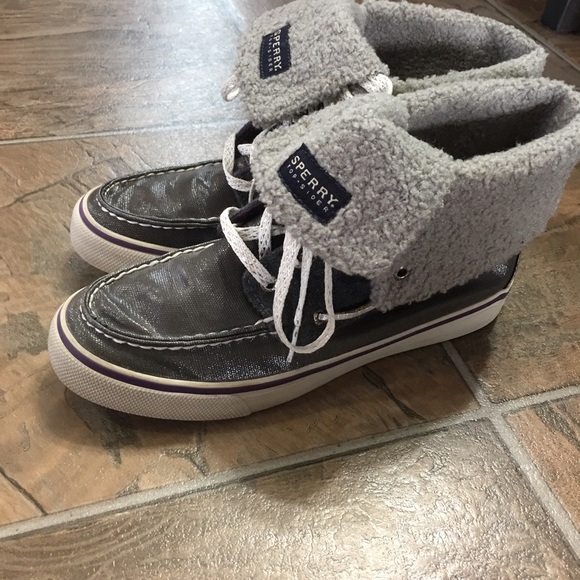 Sperry Fold Top Flannel Boots