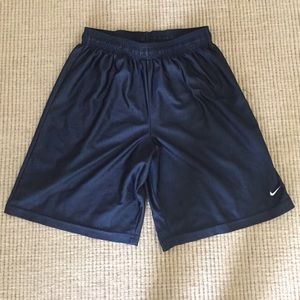 Men's navy blue Nike basketball shorts