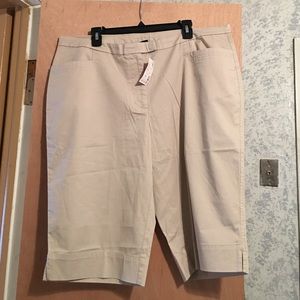 Tan Knee Length Shorts