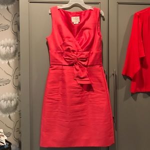 Kate spade coral silk dress