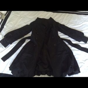 Black trench coat