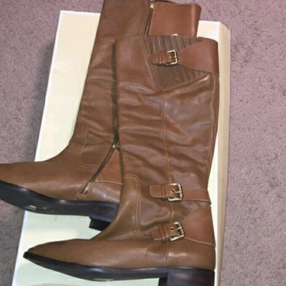 Michael kors leather boots