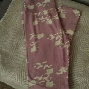 Lularoe Animals Crackers leggings OS
