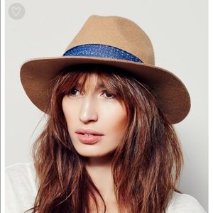 New! Free People Runaway Denim hat