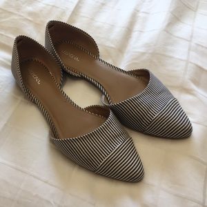 Pretty striped Merona flats