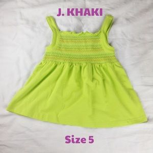 J. KHAKI Girls Green Dress