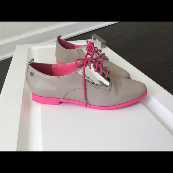 Calvin Klein Ox shoes.real leather.woman size 6. - Picture 2 of 4
