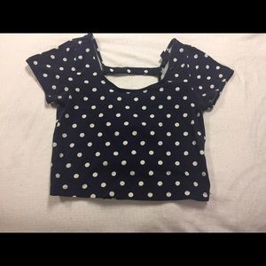 Polkadot crop top