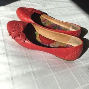 Pretty Red "Born" Women's Flats