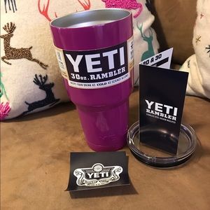 Purple 30 oz Yeti Cup