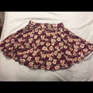 Floral skater skirt