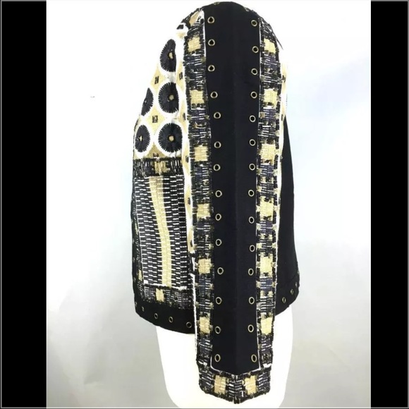 💞HP💞 ZARA Embroidered Embellished Aztec Jacket - Picture 4 of 8