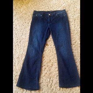 White House Black Market Skinny Flare Jeans