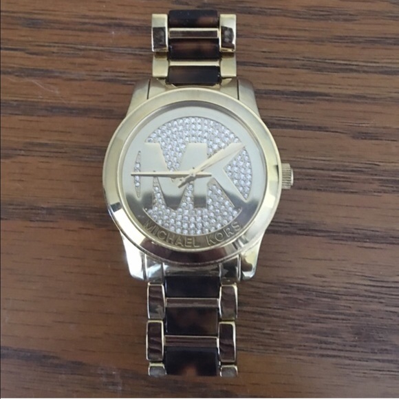 Gold Michael Kors watch
