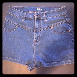 High rise BDG denim shorts