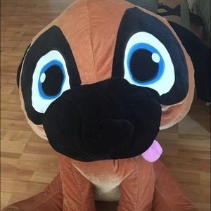 Jumbo stuffed dog