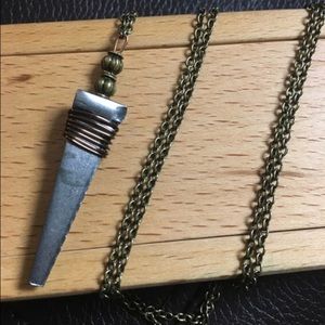 BRONZE nail Pendant necklace