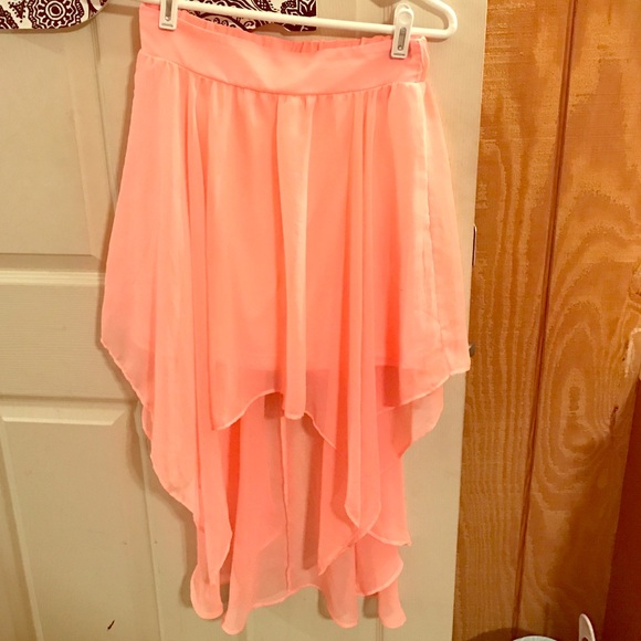 Charlotte Russe Dresses & Skirts - Pink high low skirt