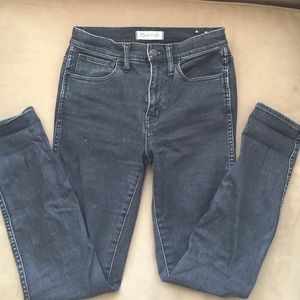 Madewell 10 inch High Riser Skinny Jeans