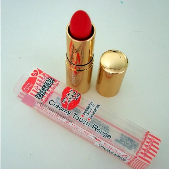 New Canmake Creamy Rouge Lipstick in Cherry Red 03