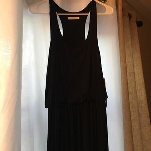 Black maxi dress