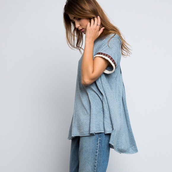 Tribal Accent Trapeze Tee / Top - Picture 2 of 4