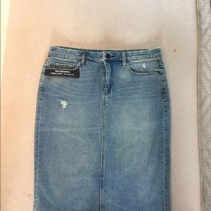 BLANK NYC jean pencil skirt