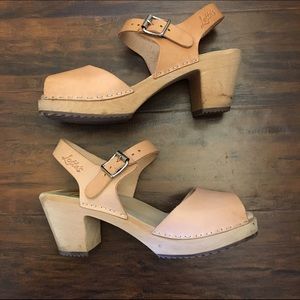 Lotta From Stockholm open toe high heel clogs