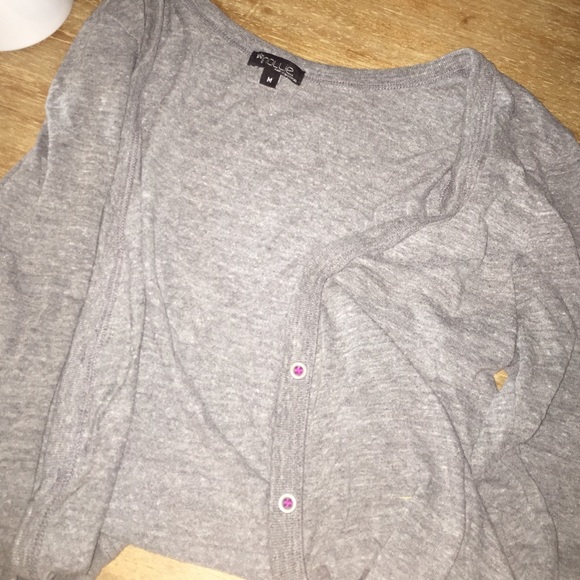 Simple grey cardigan