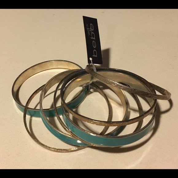 BEBE turquoise bangles - Picture 1 of 3