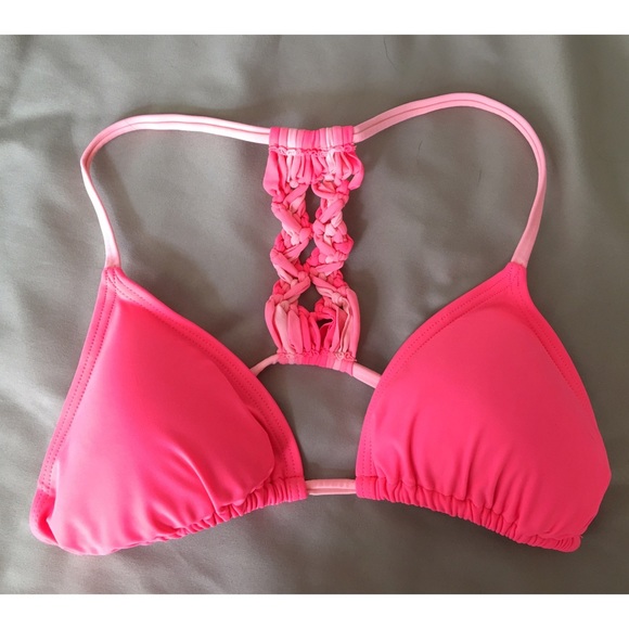 Crochet Racerback Bikini Top NWOT