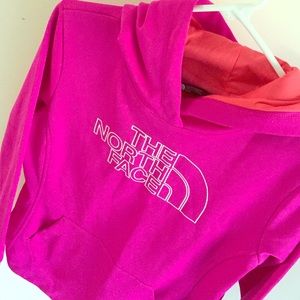 North Face hooded sweatshirt