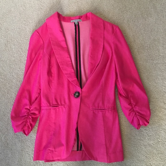 Pink blazer