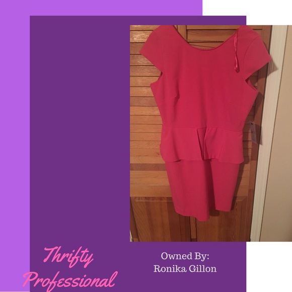 Pretty in Pink Peplum dress