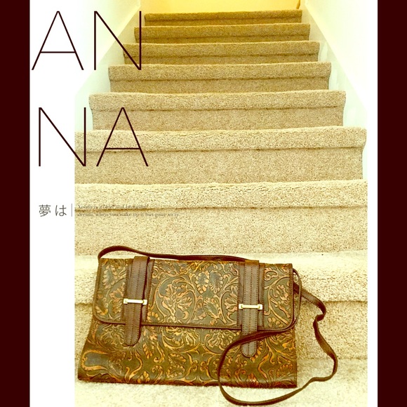 Hand Carved/Tooled Leather Message bag.Brown&Ton. - Picture 1 of 4