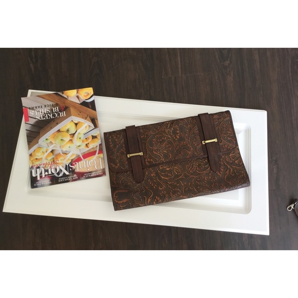 Hand Carved/Tooled Leather Message bag.Brown&Ton. - Picture 2 of 4