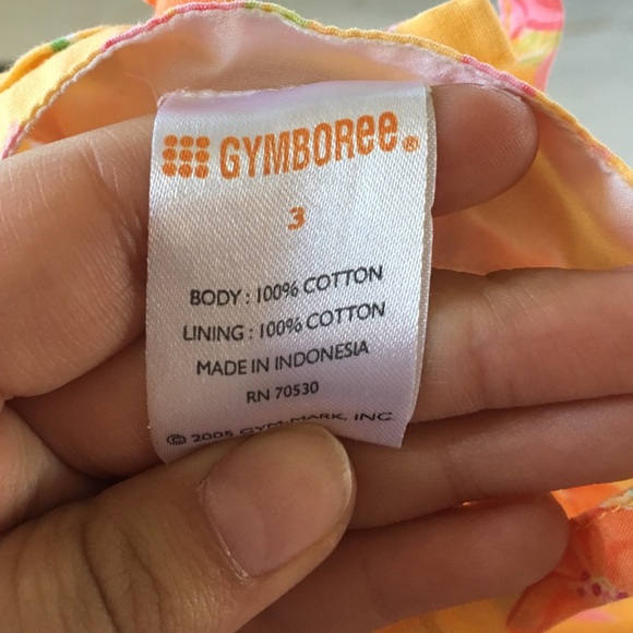 💛Orange floral Gymboree dress💛 - Picture 3 of 3