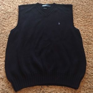 navy POLO vest