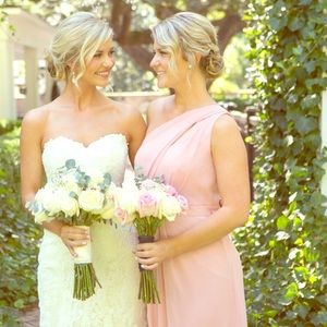 3 David's Bridal pink dresses, size 4, 8 and 10