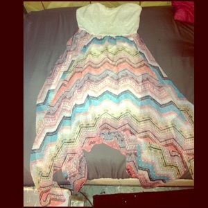 Kerchief Open-Back Dress (Need to sell ASAP)