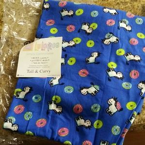 Lularoe unicorn doughnut leggings TC