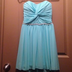 Turquoise Homecoming dress. Size M.