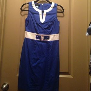 Blue interview dress