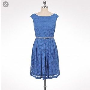 Size 16 Roz & Ali Pretty Blue Dress