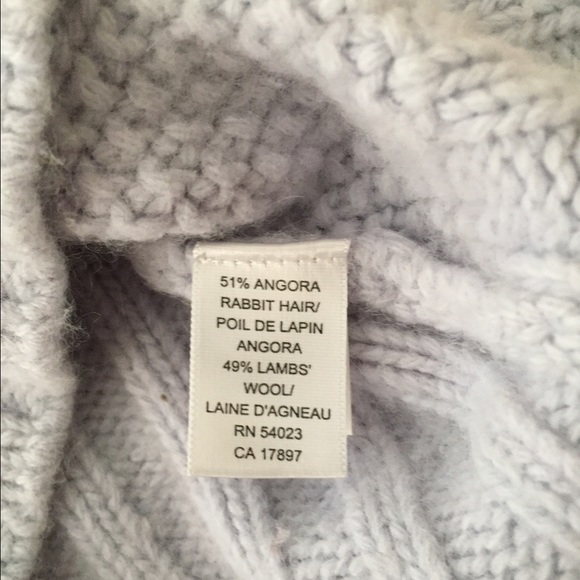 BR Angora/Lamb wool lilac sweater - Picture 7 of 7